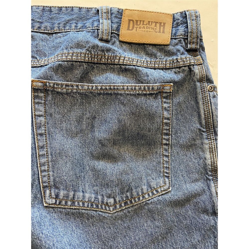 Duluth Trading 42 x 32 Ballroom Straight Stonewashed Denim Jeans 64012 - Picture 6 of 6